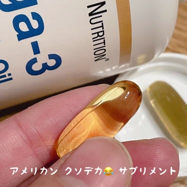 CALIFORNIA GOLD NUTRITION オメガ-3 プレミアムフィッシュオイルのクチコミ「CALIFORNIA GOLD NUTRITION、オメガ-3 プレミアムフィッシュオイル。
.....」（2枚目）