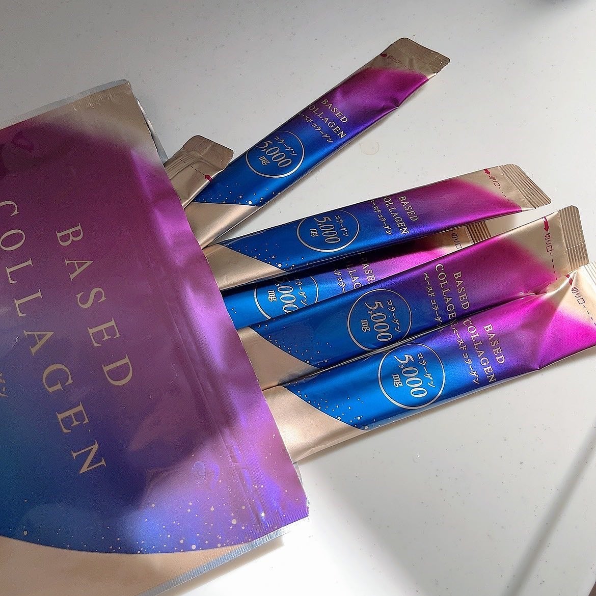 えびとうに🌷 on LIPS 「🦋COLLAGEN🦋.✔︎キューサイベースドコラーゲン@kyu..」(1枚目)