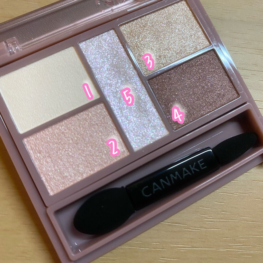 パーフェクトスタイリストアイズ/キャンメイク/アイシャドウパレットを使ったクチコミ(2枚目)