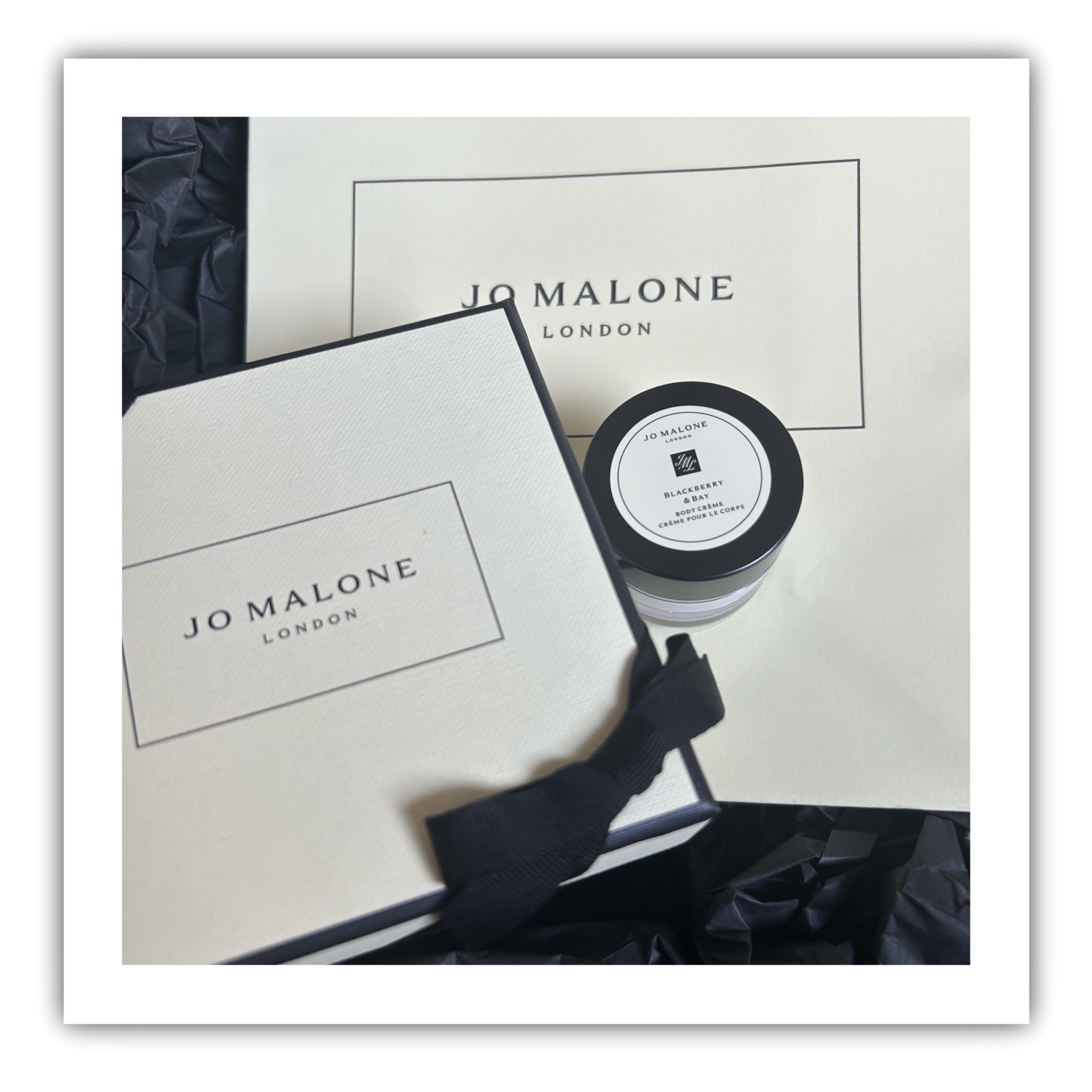 Jo MALONE LONDON ブラックベリー ＆ ベイ ボディ クレームのクチコミ「Jo Malone のLINEギフトは知らなかった👀🎁



友達からお祝いLINEの通知が🔔.....」（2枚目）