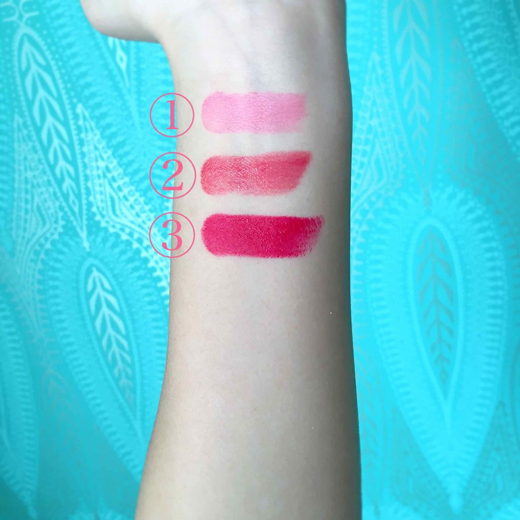 ラスティンググロスリップ/CEZANNE/口紅を使ったクチコミ（3枚目）