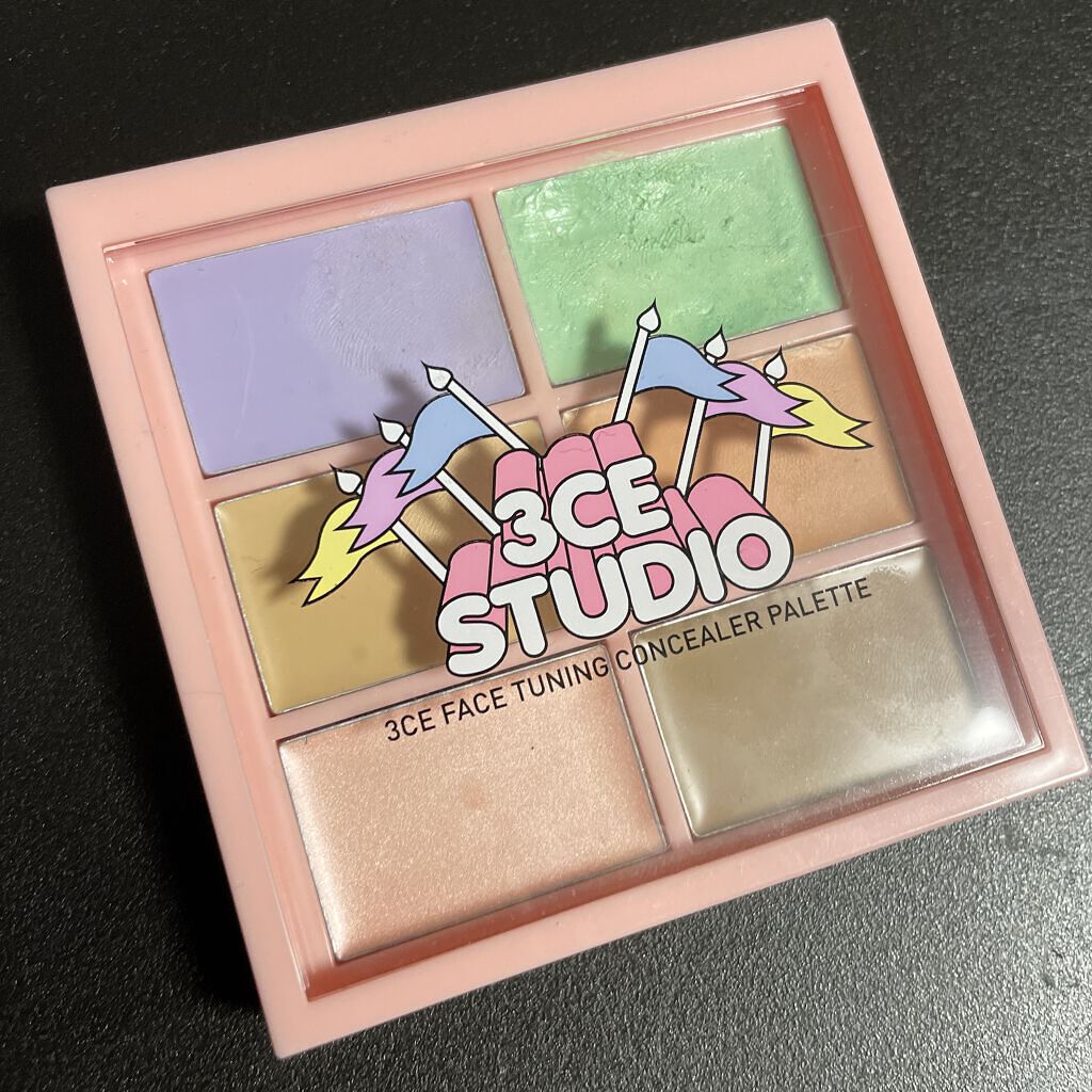 STUDIO FACE TUNING CONCEALER PALETTE/3CE/パレットコンシーラーを使ったクチコミ（1枚目）