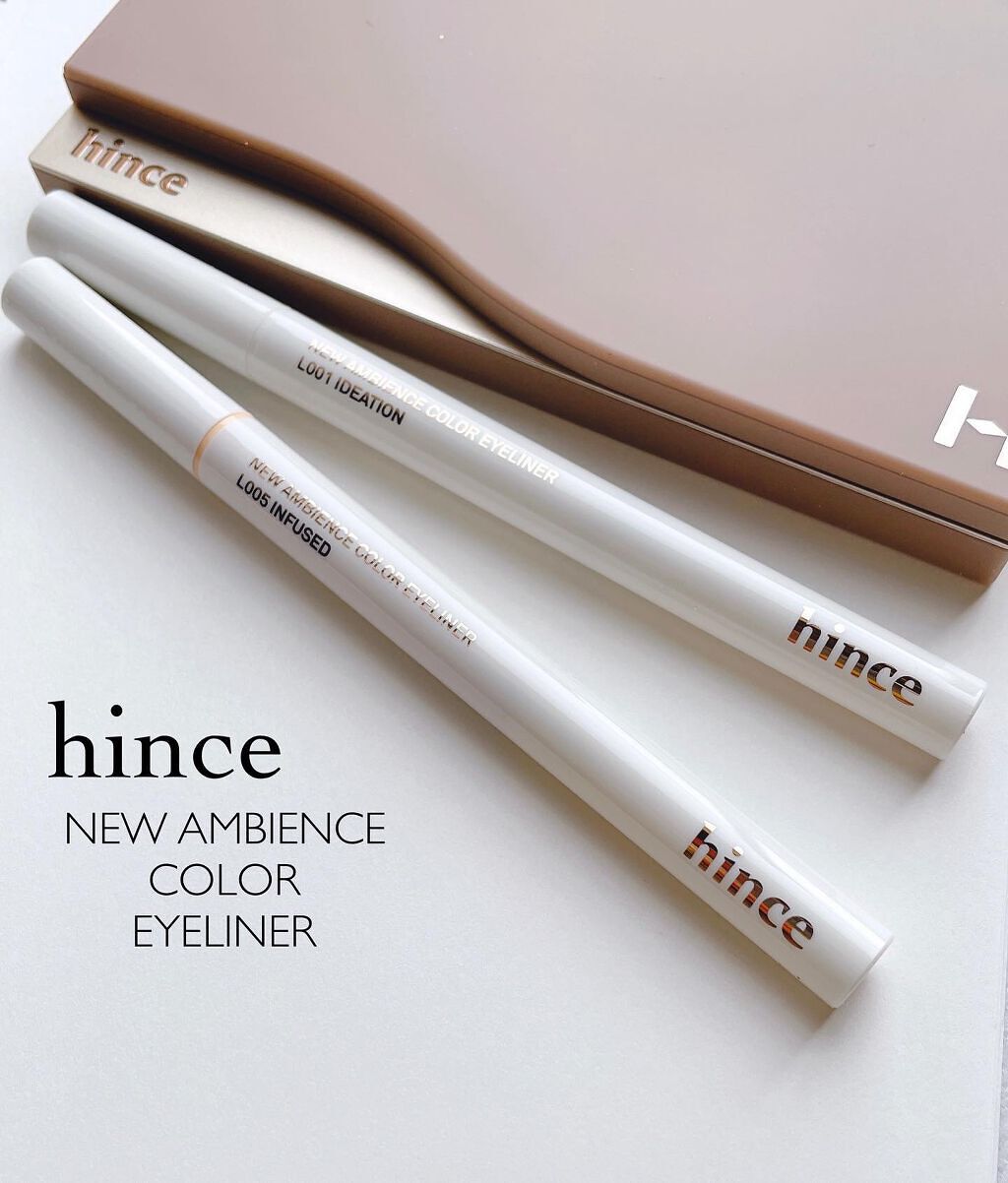 ニューアンビエンスカラーアイライナー アイディエーション/hince/リキッドアイライナーを使ったクチコミ（1枚目）