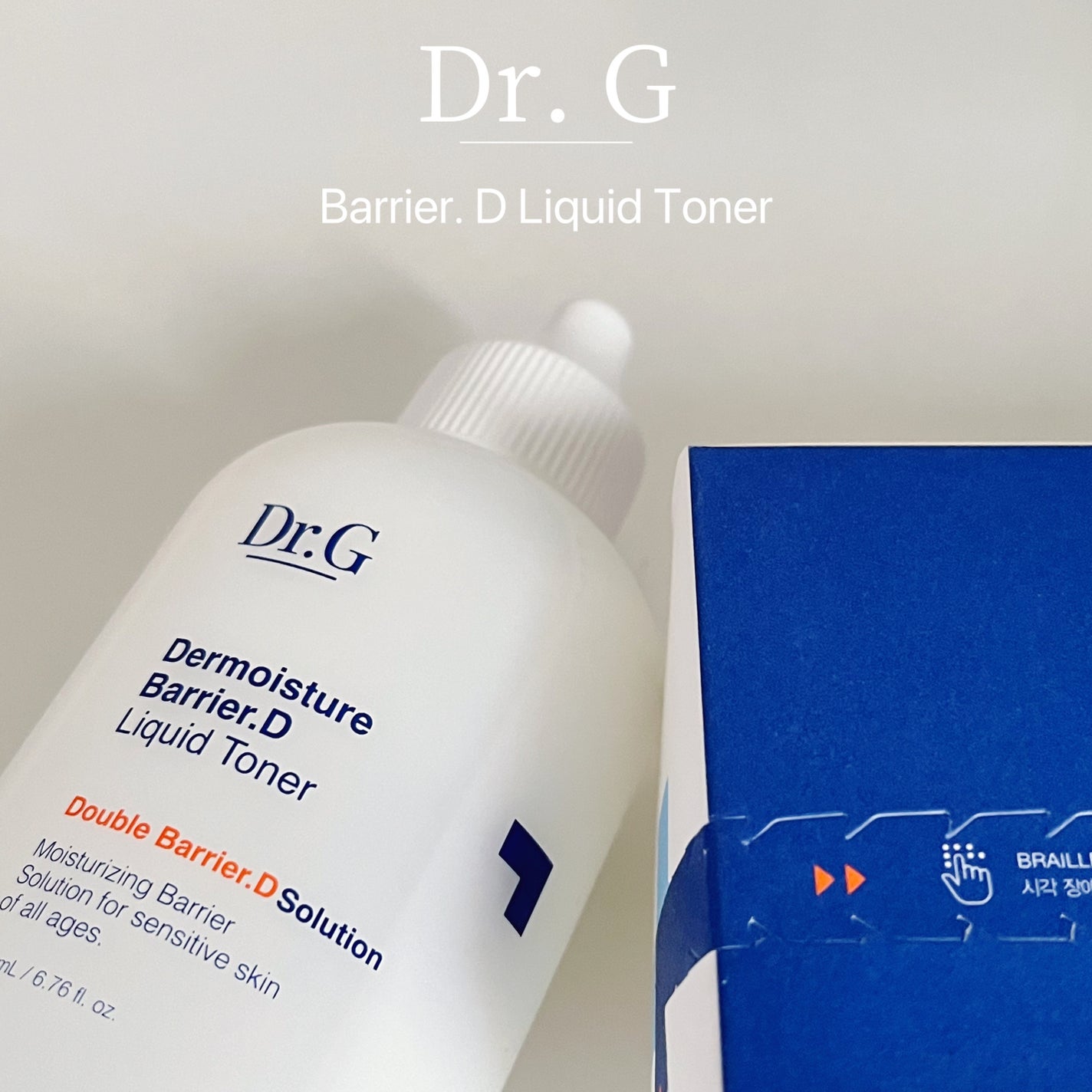 ザモイスチャーバリアDリキッドトナー/Dr.G/化粧水を使ったクチコミ(1枚目)