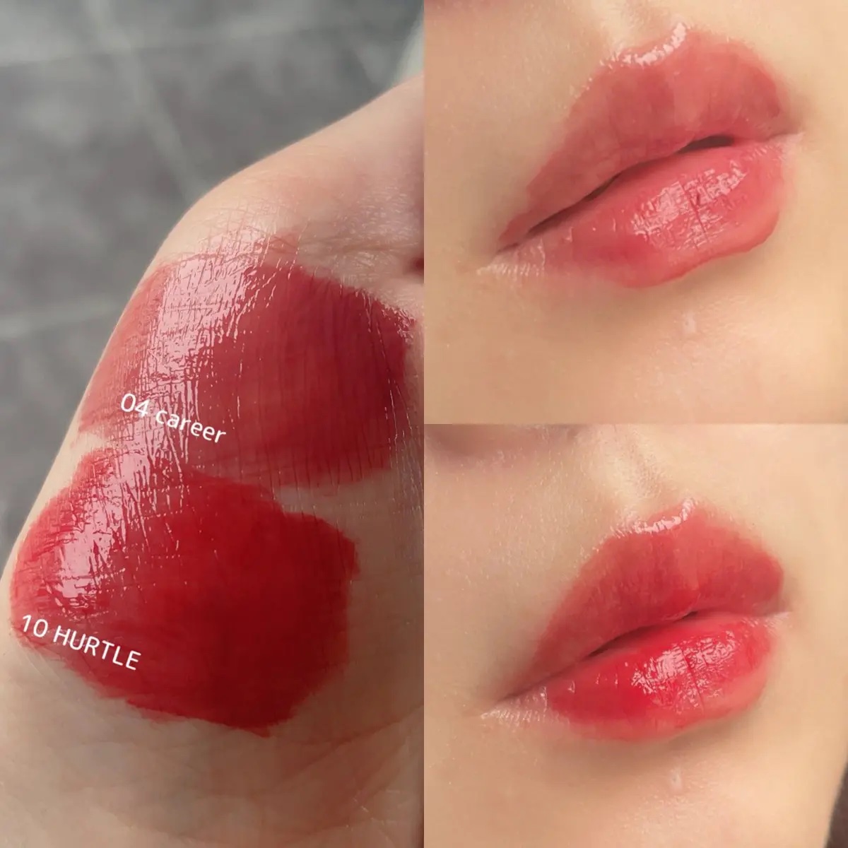 THIN GLOW TINT 04 キャリア(CAREER)/BRAYE/口紅を使ったクチコミ（3枚目）