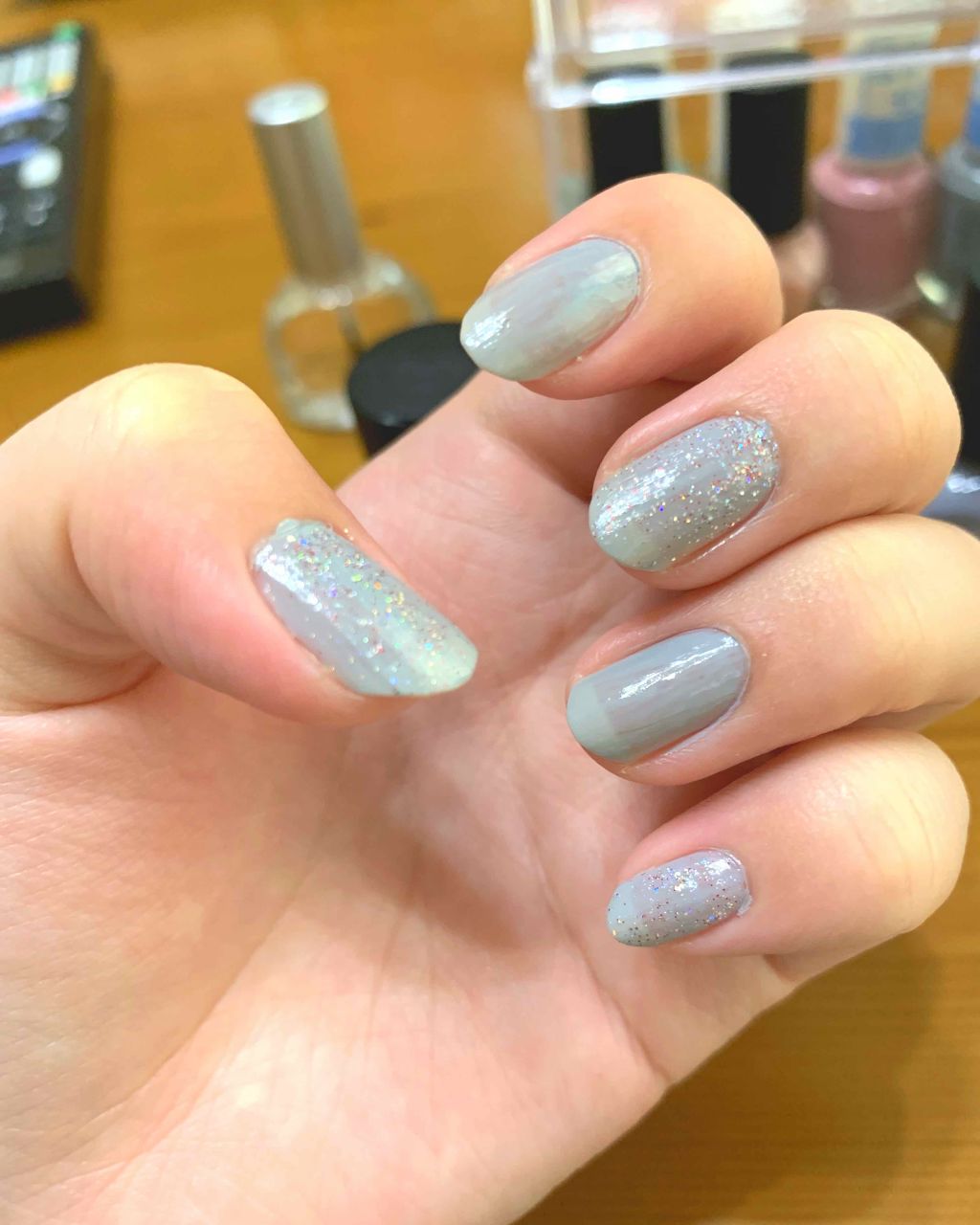 速乾性トップコート/DAISO/ネイルトップコートを使ったクチコミ（1枚目）