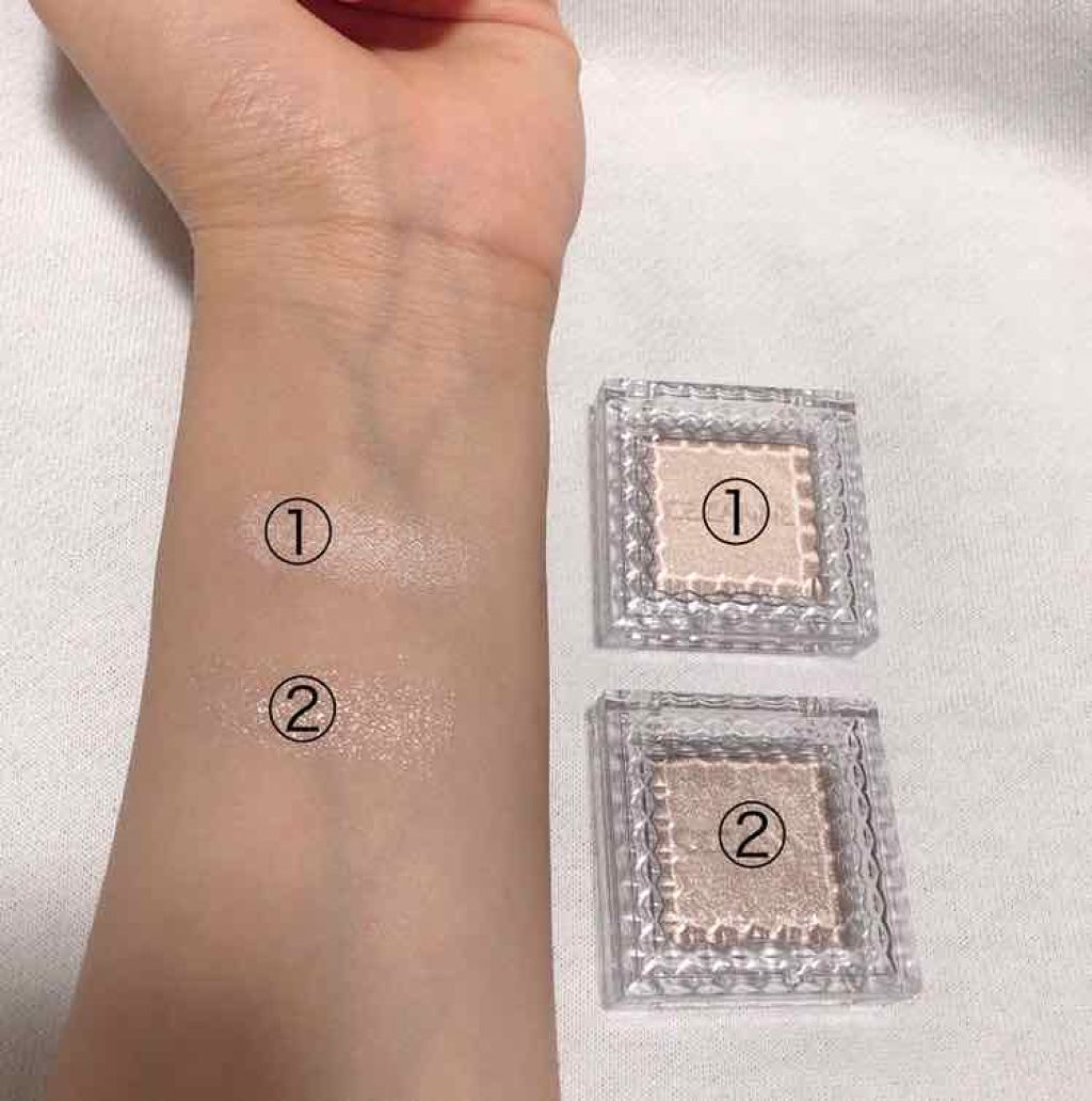 シングルカラーアイシャドウ/CEZANNE/単色アイシャドウを使ったクチコミ(3枚目)