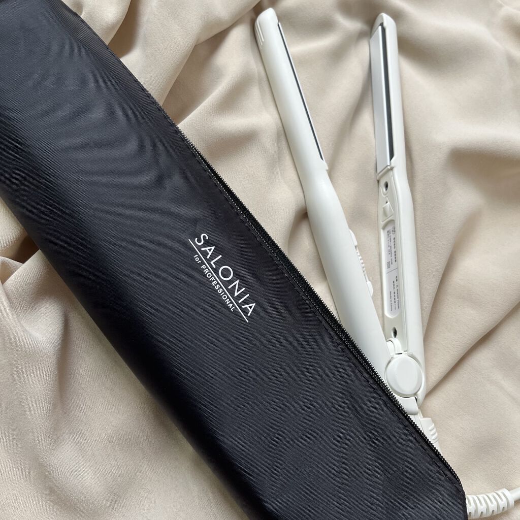 ストレートヘアアイロン ホワイト/SALONIA/ストレートアイロンを使ったクチコミ（2枚目）