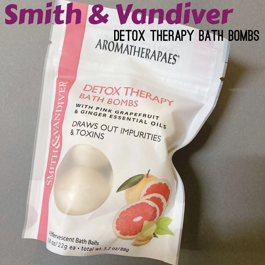 ストレスリリーフバスボム/Smith & Vandiver/入浴剤を使ったクチコミ（1枚目）