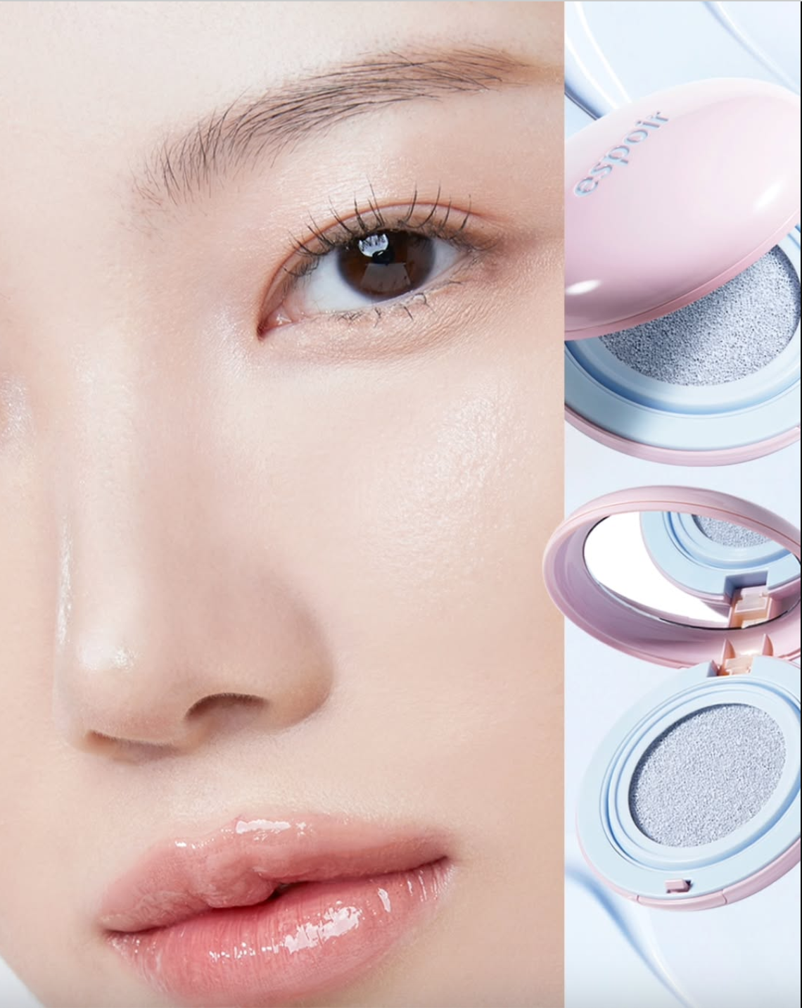 デューライクジェロー トーンアップクッション/espoir/化粧下地を使ったクチコミ（2枚目）