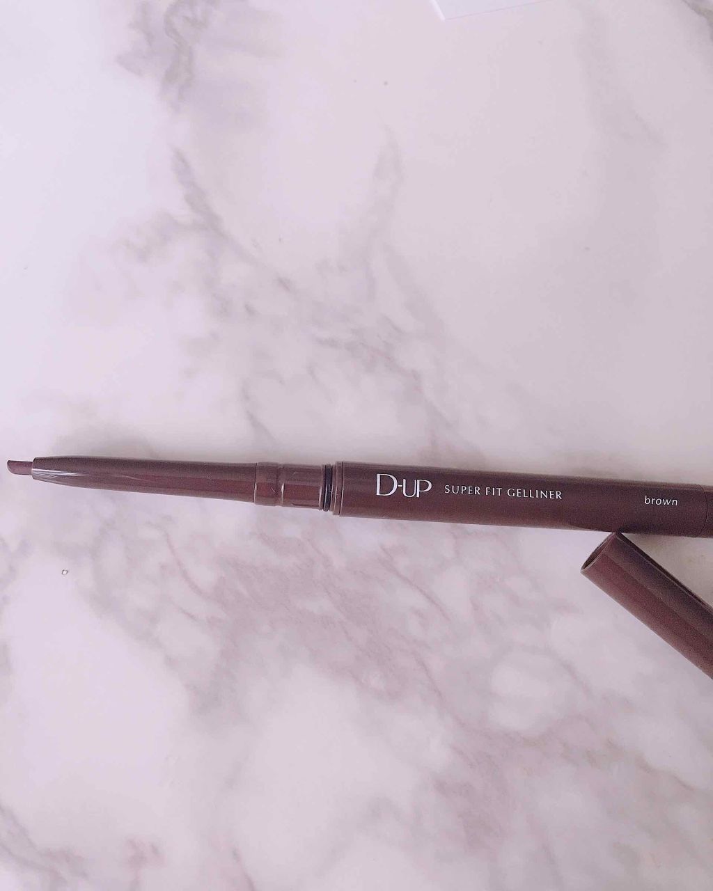 スーパーフィットジェルライナー/D-UP/ジェルアイライナーを使ったクチコミ(2枚目)