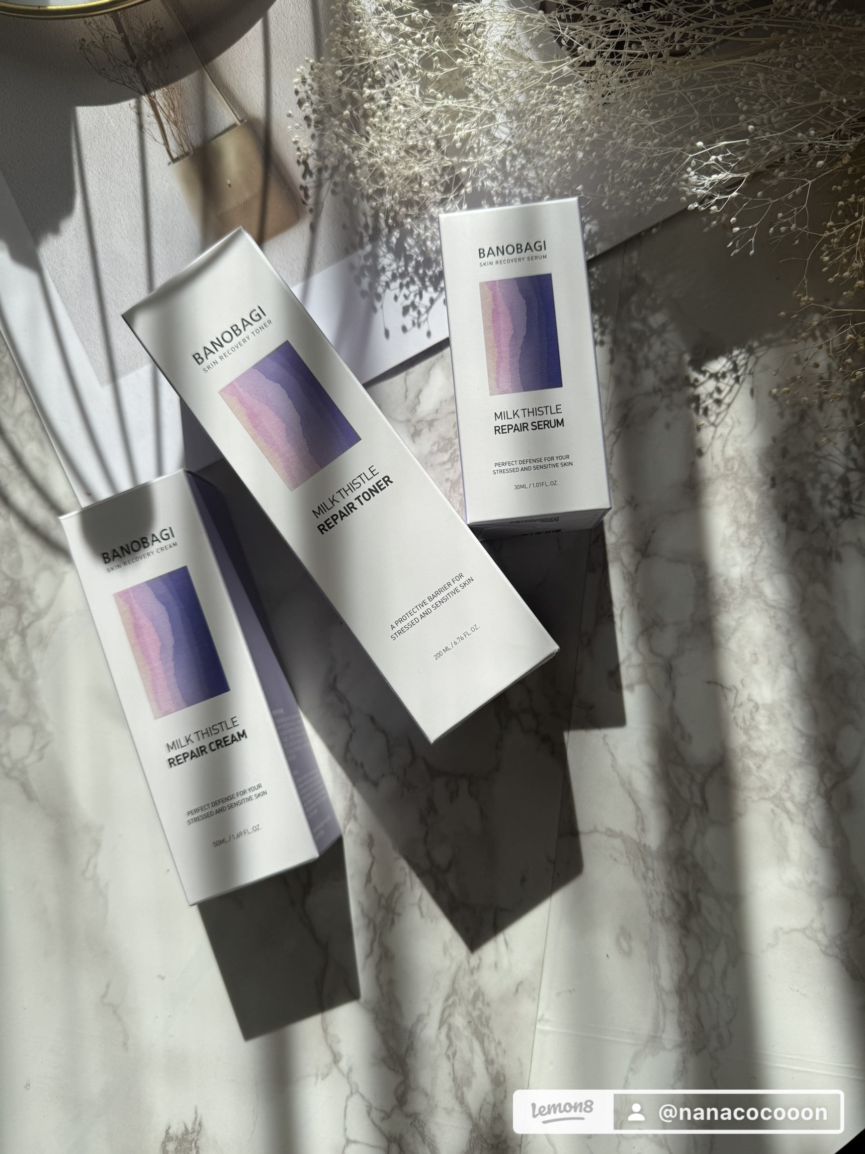 ミルクシスル リペアセラム/BANOBAGI/美容液を使ったクチコミ（3枚目）