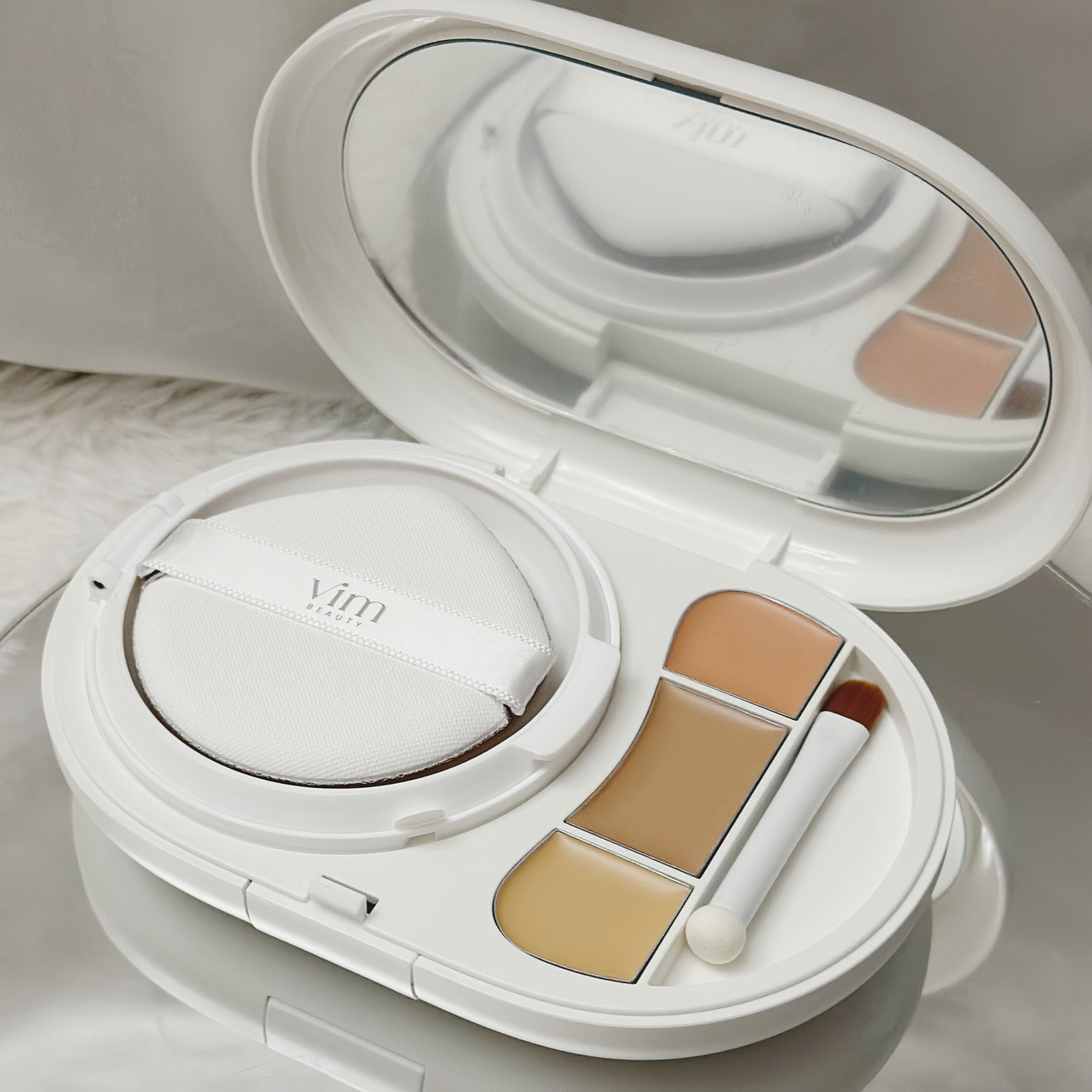 effect like finish foundation kit/vim BEAUTY/メイクアップキットを使ったクチコミ（2枚目）