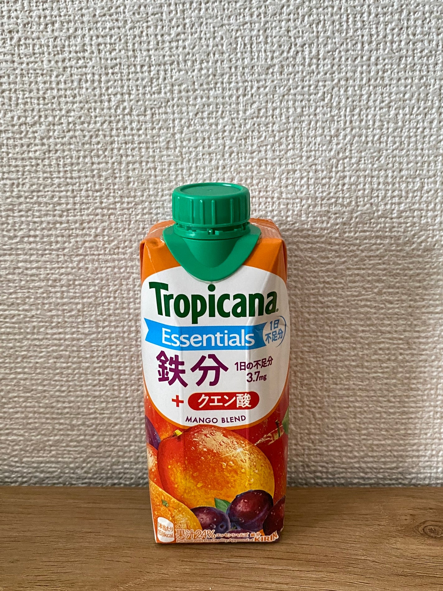 Tropicana Essentials 鉄分+クエン酸/トロピカーナ/野菜ジュースを使ったクチコミ(1枚目)