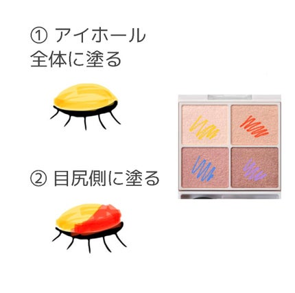 シルキースフレアイズ/キャンメイク/アイシャドウパレットを使ったクチコミ(3枚目)