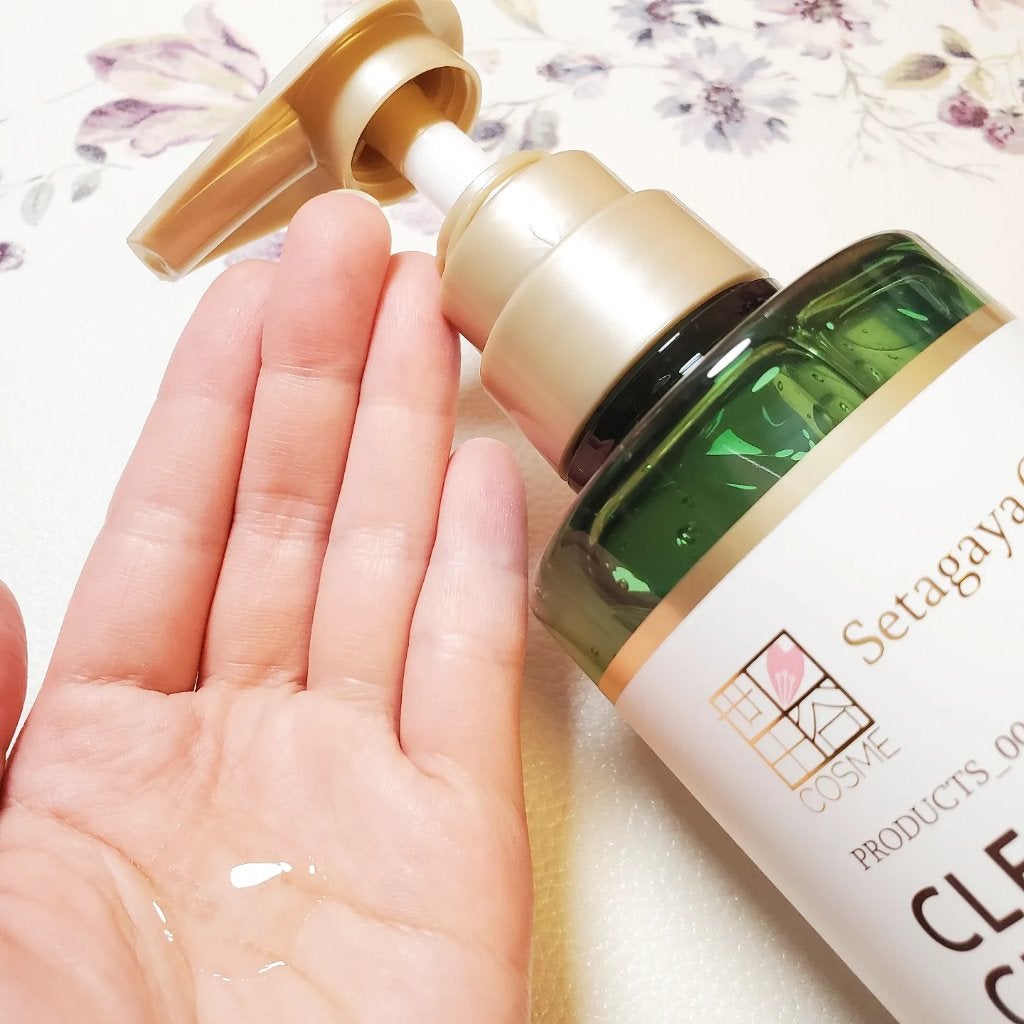 クリアクレンジング 京都宇治茶葉/世田谷コスメ/クレンジングジェルを使ったクチコミ(3枚目)