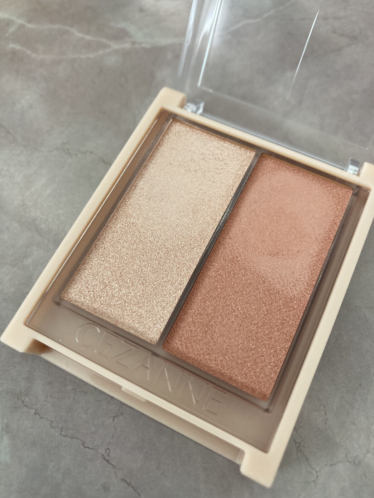 フェイスグロウカラー/CEZANNE/クリームハイライトを使ったクチコミ（2枚目）