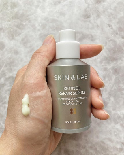 ヴィーガンリポソームレチノールセラム/SKIN&LAB/美容液を使ったクチコミ(3枚目)