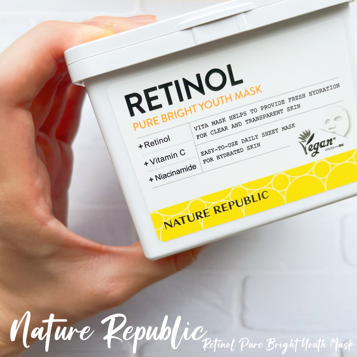 キューブマスク レチノール/ネイチャーリパブリック/シートマスク・パックを使ったクチコミ(3枚目)