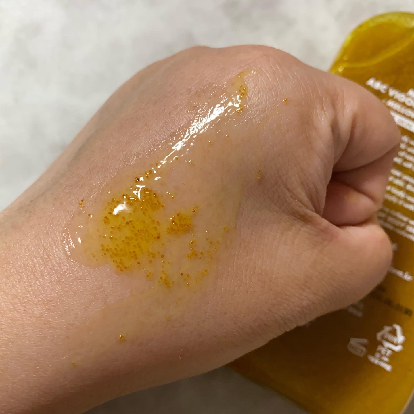 ABC VIGOR BODY WASH 03 MELLOW YELLOW/MuCent/ボディスクラブを使ったクチコミ（2枚目）