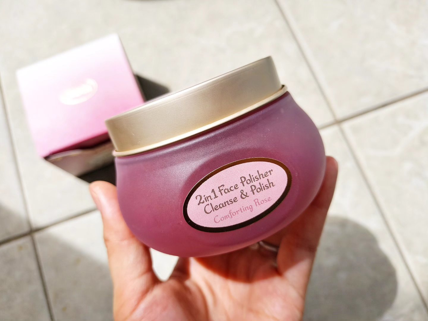 フェイスポリッシャー コンフォーティング・ローズ/SABON/スクラブ・ゴマージュを使ったクチコミ（1枚目）