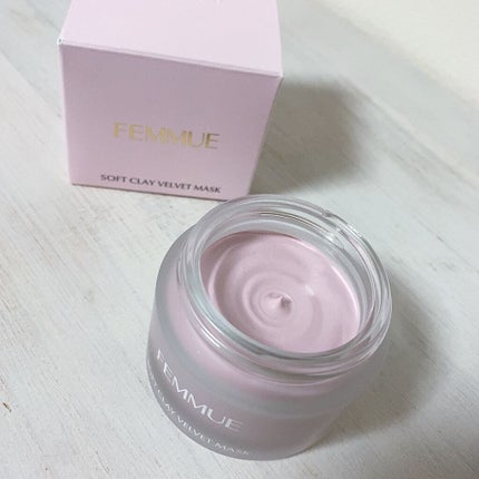 ソフトクレイ ベルベットマスク/FEMMUE/洗い流すパック・マスクを使ったクチコミ(3枚目)