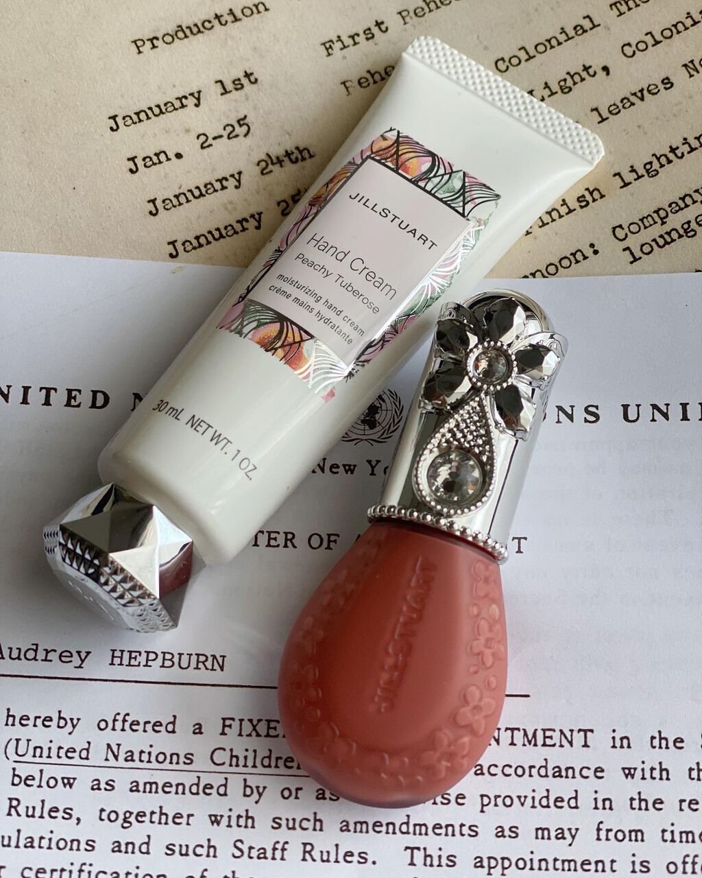 ジルスチュアート ブルームドロップ リップ＆チーク シフォン/JILL STUART/リキッドチークを使ったクチコミ（1枚目）