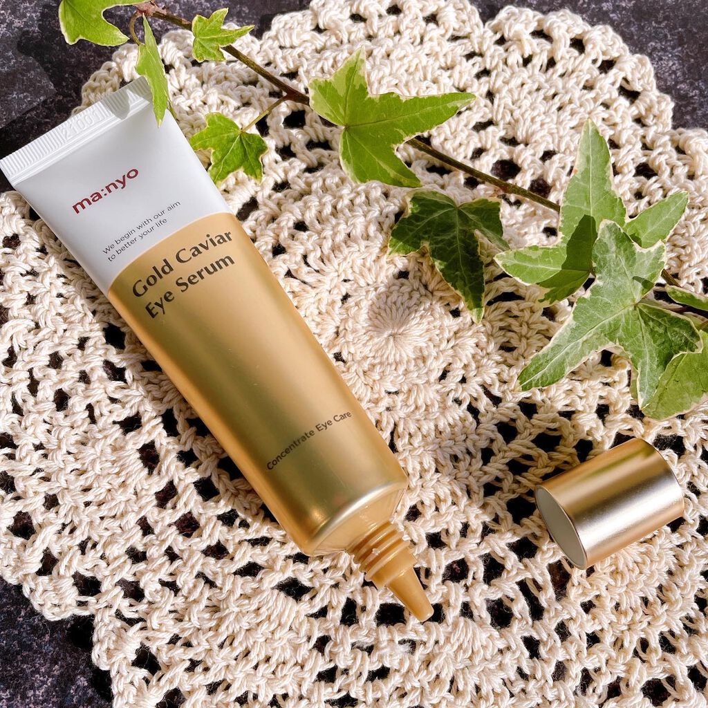  ゴールド キャビア アイ セラム/manyo/フェイスクリームを使ったクチコミ（3枚目）