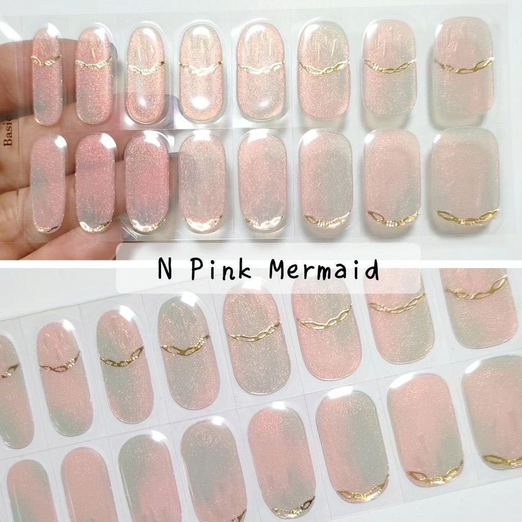 セミキュアジェルネイル(ハンド)/ohora/ネイルシールを使ったクチコミ(2枚目)