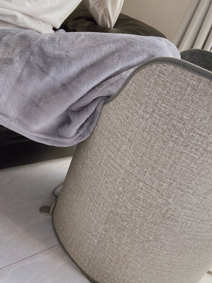 パネルヒーター(丸形)/NIPLIFE/レッグ・フットケアを使ったクチコミ(3枚目)