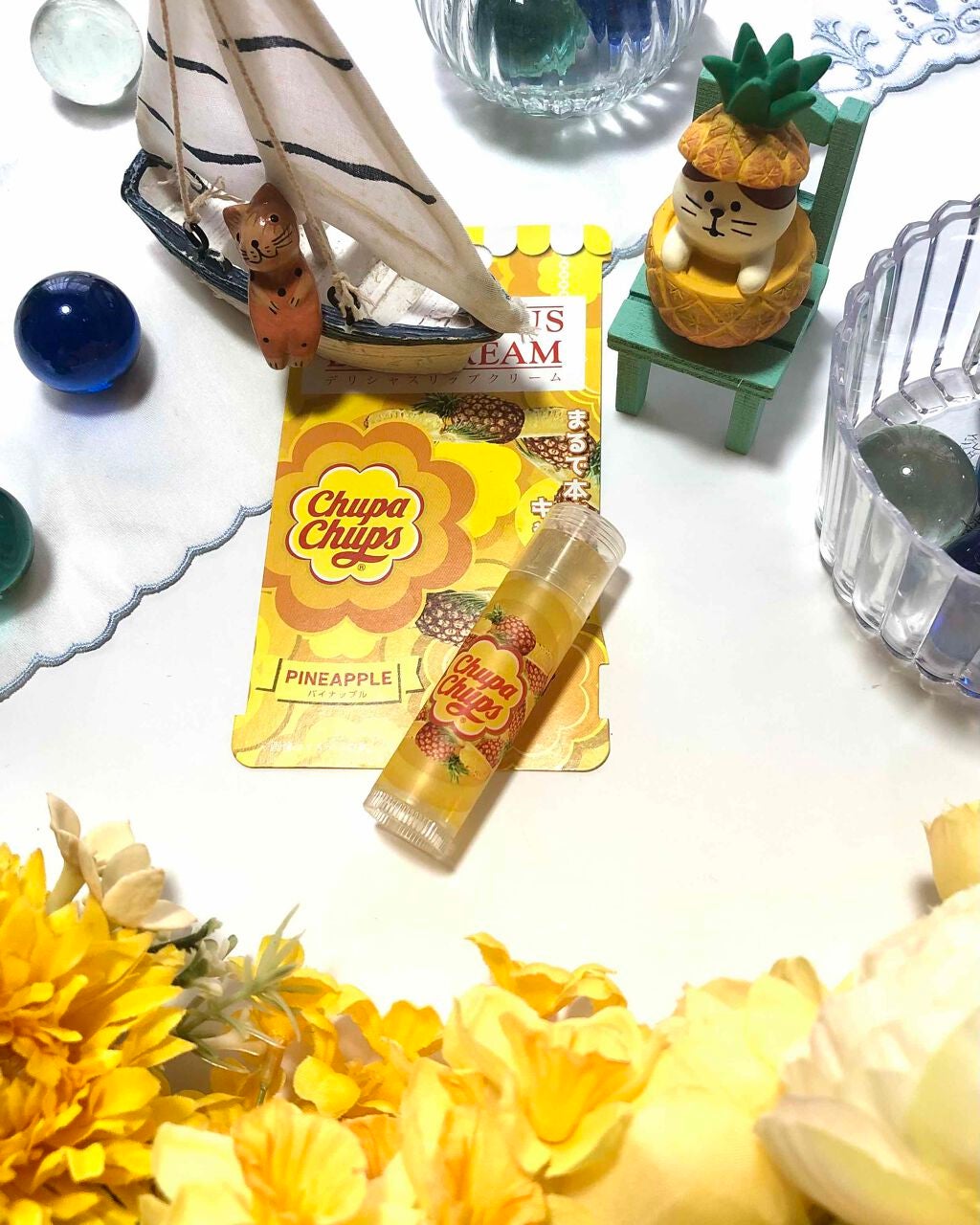 デリシャスリップクリーム Chupa Chups(チュッパチャプス)/デリシャスリップクリーム/リップクリームを使ったクチコミ(1枚目)