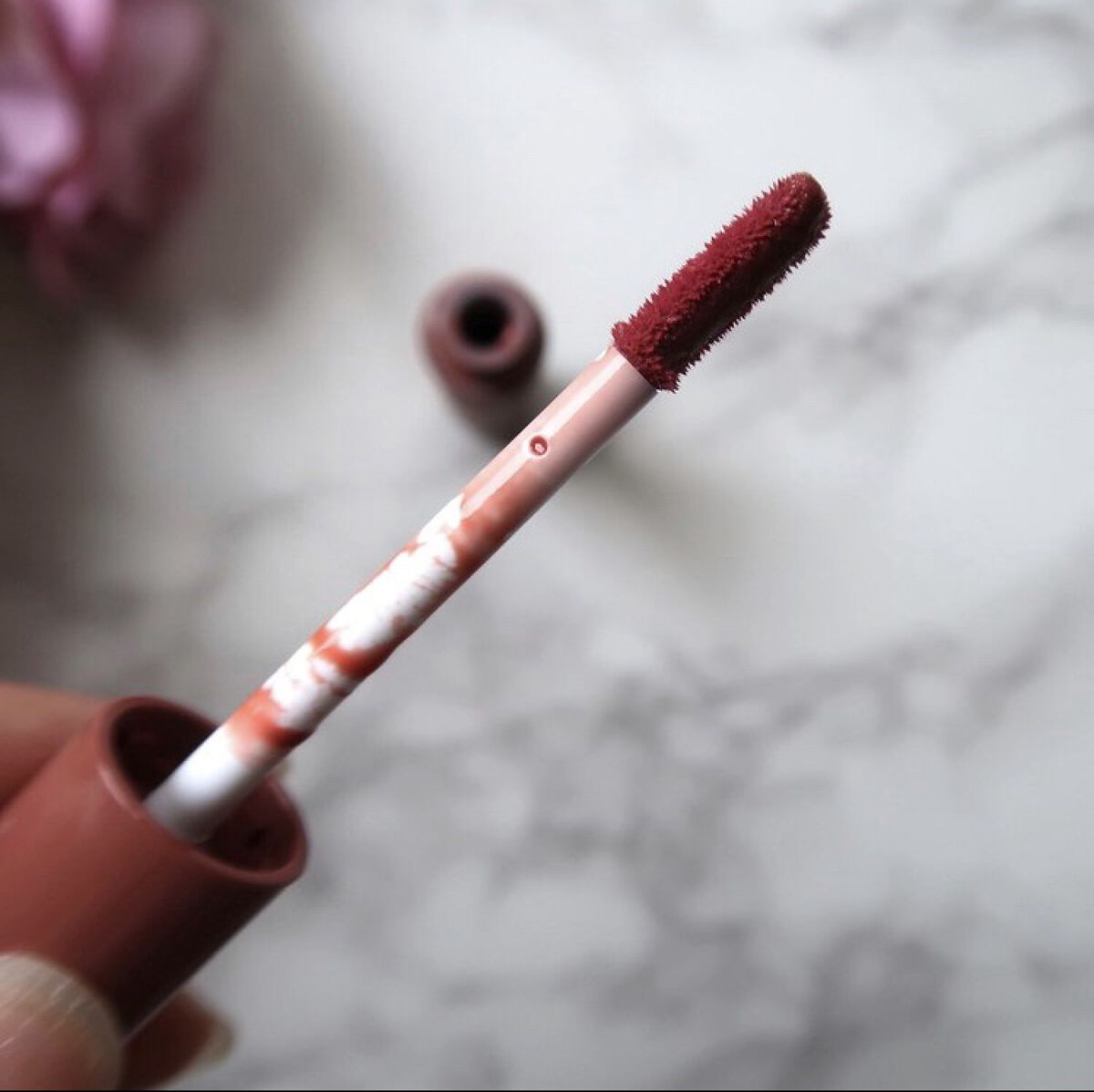 ウォータリーティントリップ マット/CEZANNE/リップティントを使ったクチコミ（2枚目）