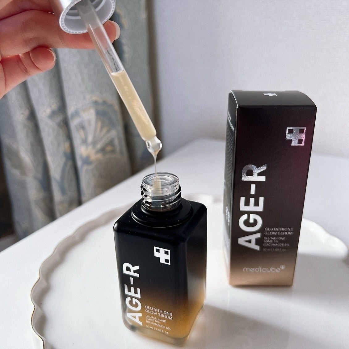 グルタチオングロウアンプル/MEDICUBE/美容液を使ったクチコミ(3枚目)