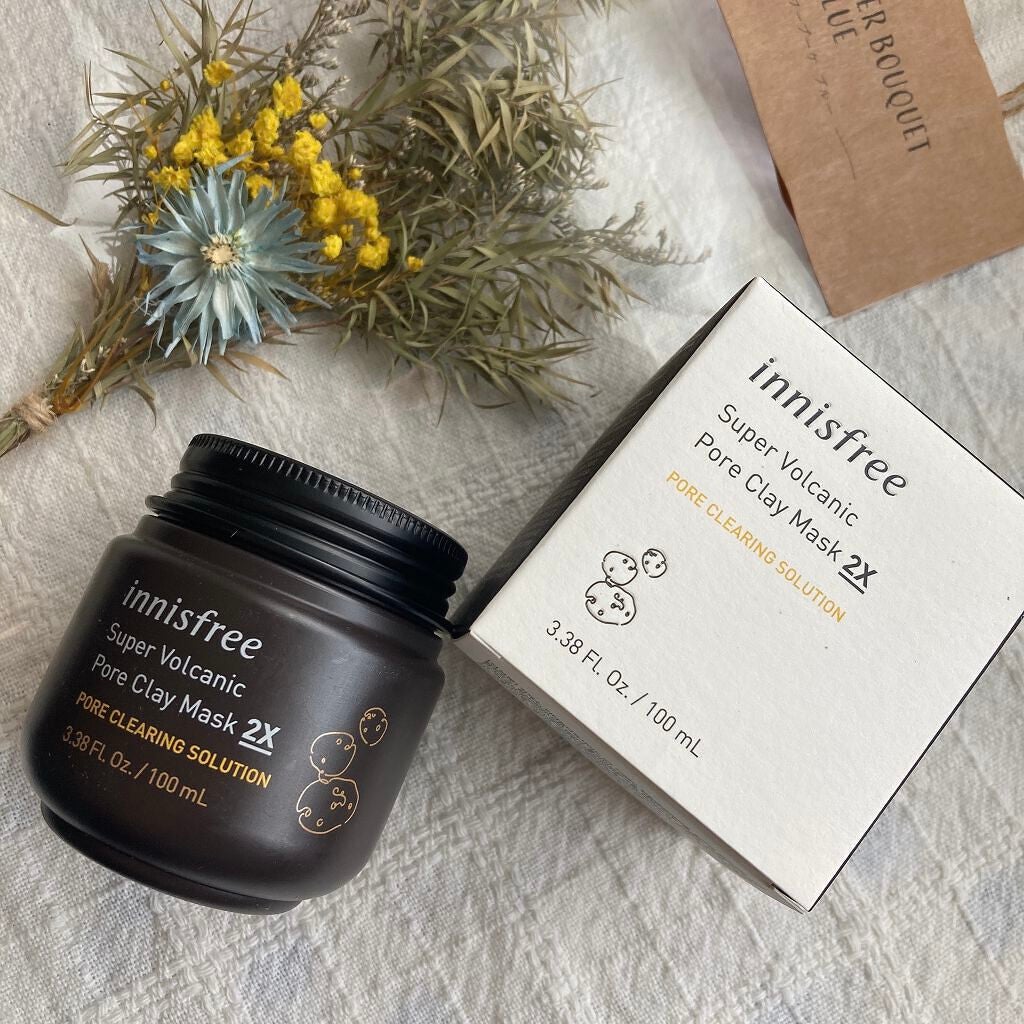 スーパーヴォルカニック ポア クレイマスク/innisfree/洗い流すパック・マスクを使ったクチコミ(2枚目)