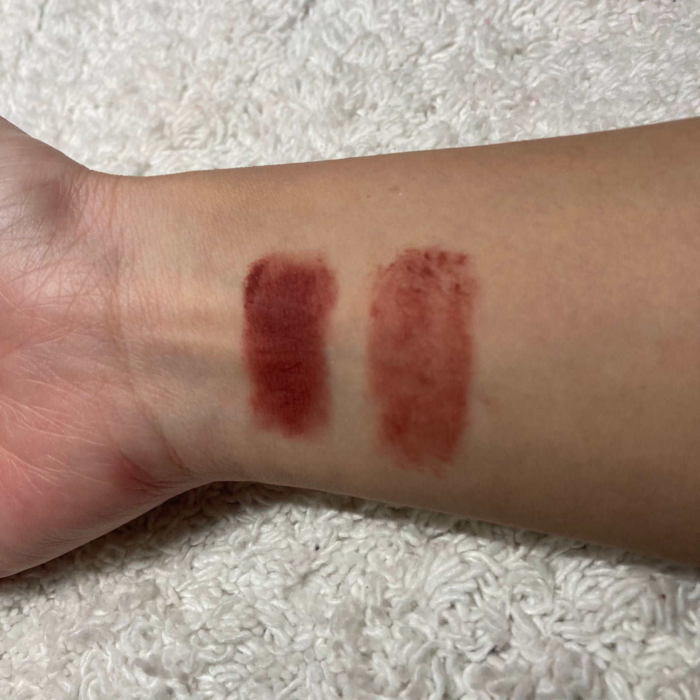 エスプレッソリップマット/INTO U/口紅を使ったクチコミ(4枚目)