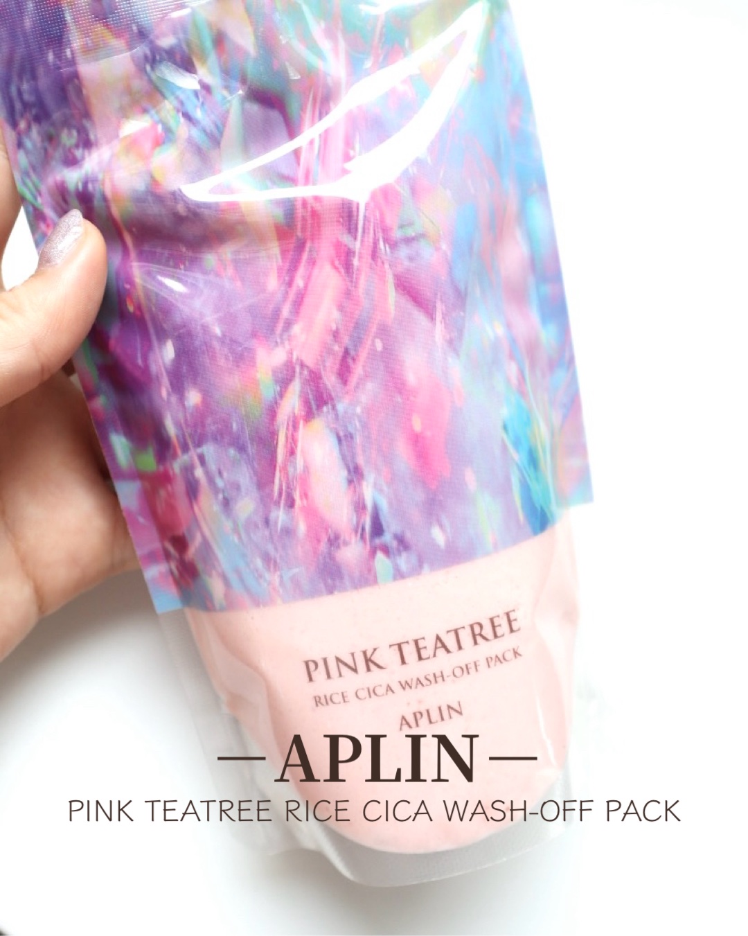 ピンクティーツリーライスシカウォッシュオフパック/APLIN/洗い流すパック・マスクを使ったクチコミ（1枚目）