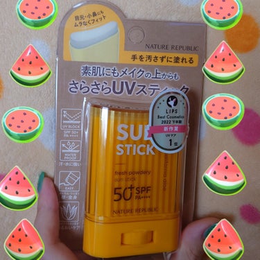 パウダリーUVアロエスティック SPF50+/PA++++/ネイチャーリパブリック/日焼け止め・UVケアを使ったクチコミ（1枚目）