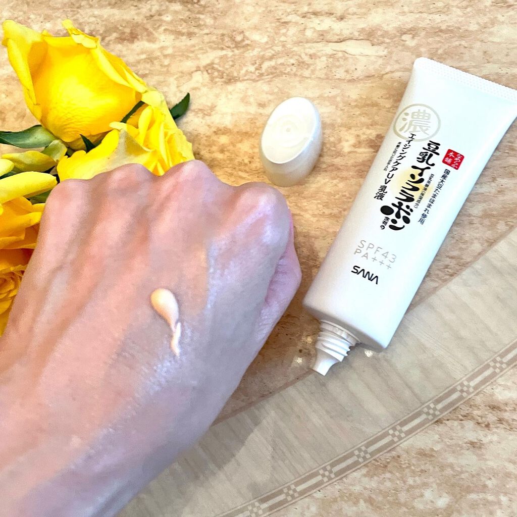 リンクルUV乳液/なめらか本舗/日焼け止めミルクを使ったクチコミ(2枚目)