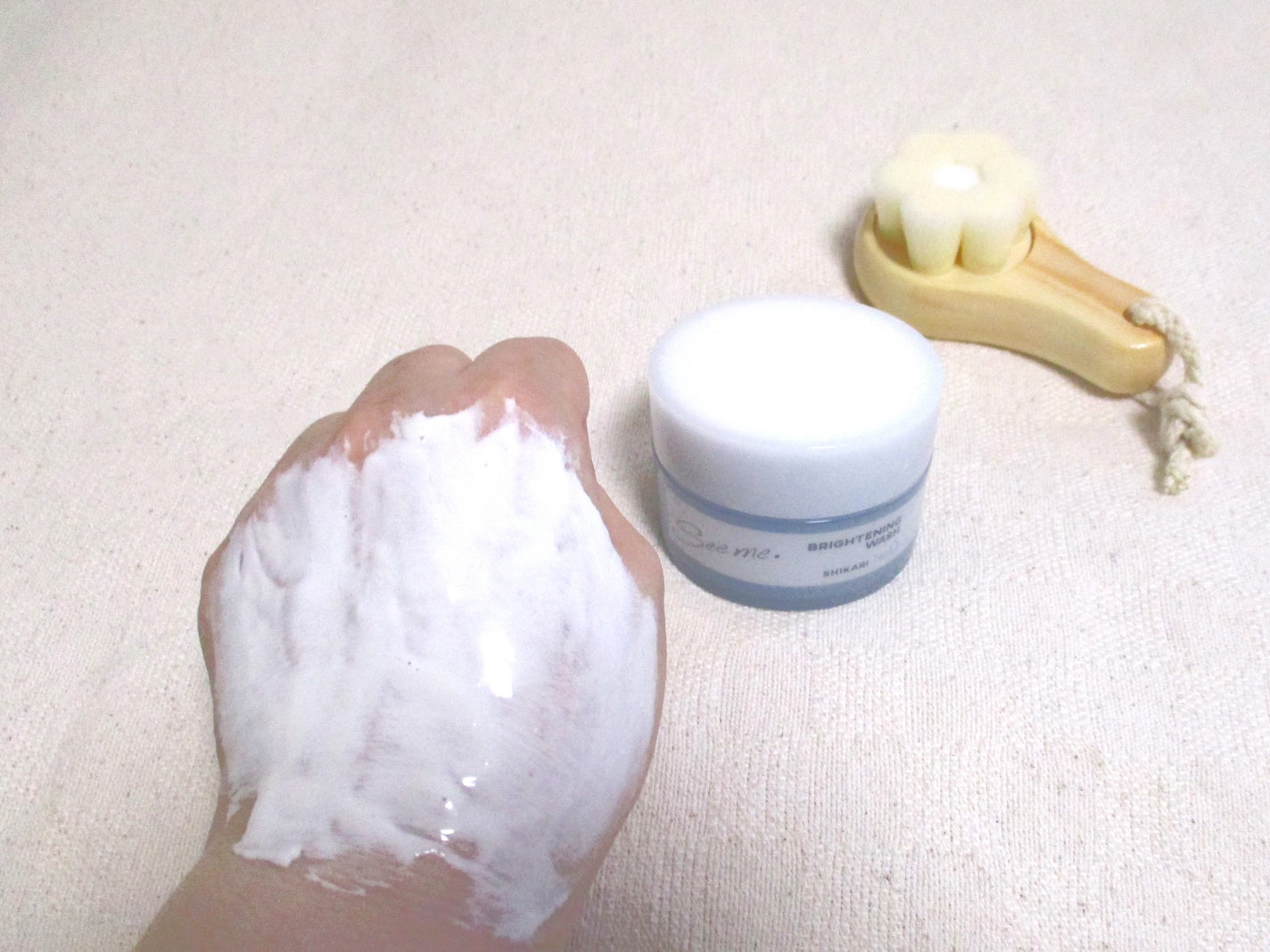 BRIGHTENING WASH/SHIKARI/その他洗顔料を使ったクチコミ(5枚目)