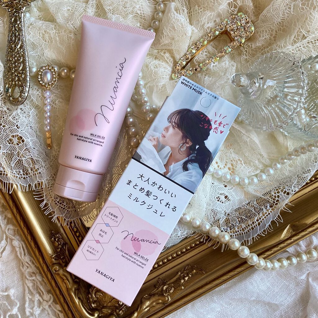 ニュアンシア まとめ髪アレンジ ミルクジュレ/柳屋/ヘアジェルを使ったクチコミ(6枚目)