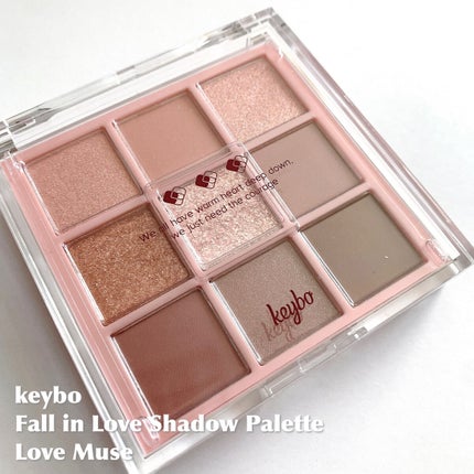 KEYBO FALL IN LOVE SHADOW PALETTE/keybo/アイシャドウパレットを使ったクチコミ(2枚目)