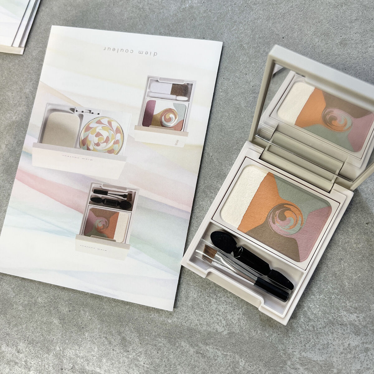 カラーブレンドアイブローマルチパレット/ディエム クルール/パウダーアイブロウを使ったクチコミ（2枚目）