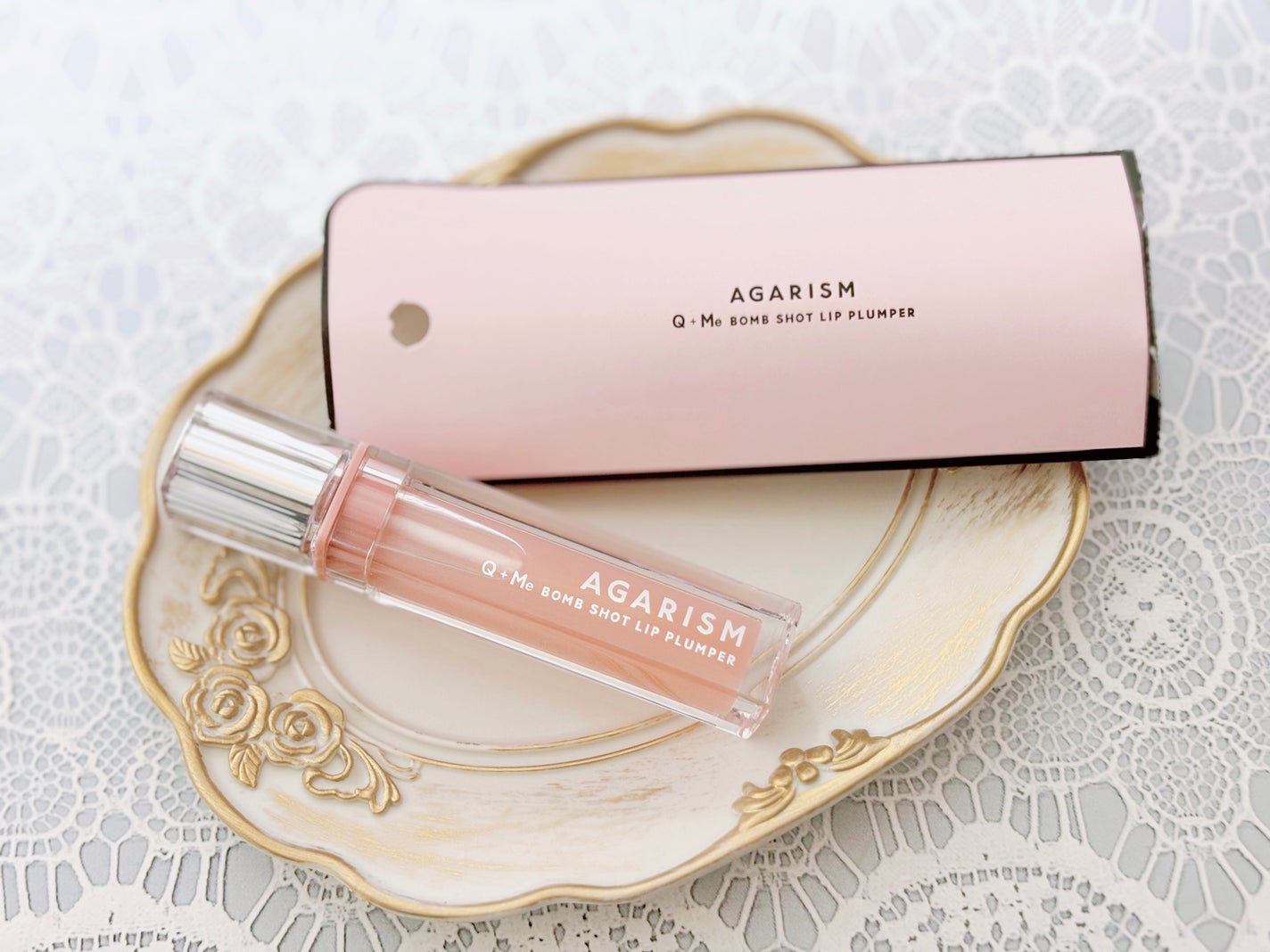 キューミ―ボムショットリッププランパー/AGARISM/リッププランパーを使ったクチコミ(1枚目)