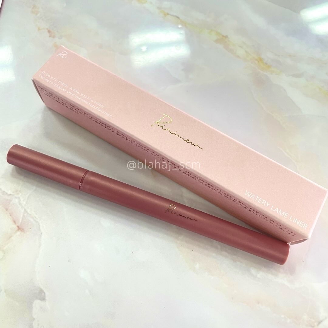 ウォータリーラメライナー/Ririmew/リキッドアイライナーを使ったクチコミ(1枚目)