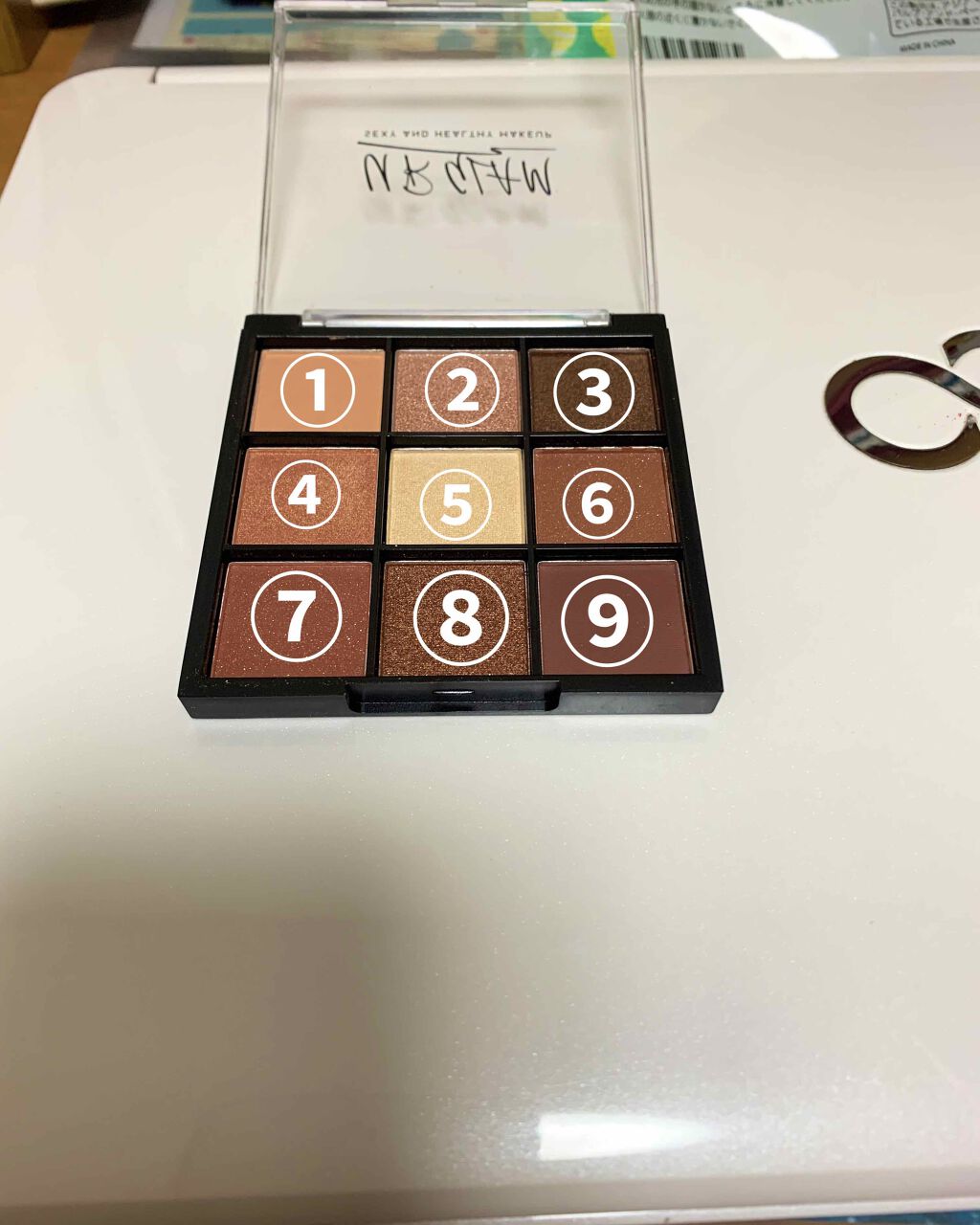 UR GLAM BLOOMING EYE COLOR PALETTE/U R GLAM/アイシャドウパレットを使ったクチコミ(2枚目)