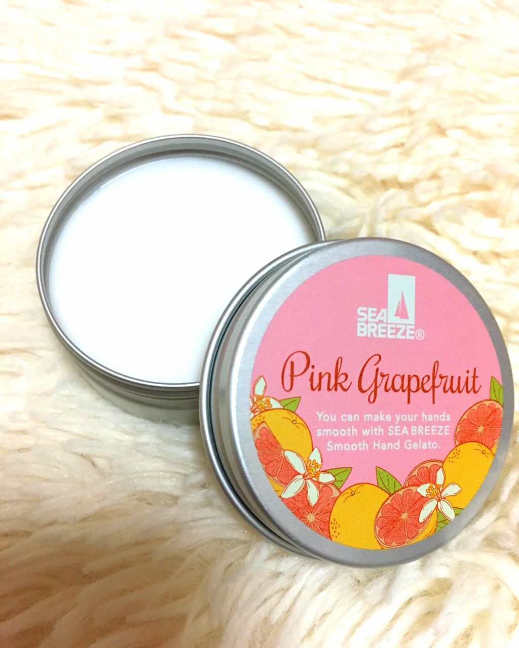 シーブリーズ　スムースハンドジェラート（ピンクグレープフルーツ）/シーブリーズ/ハンドクリームを使ったクチコミ（2枚目）