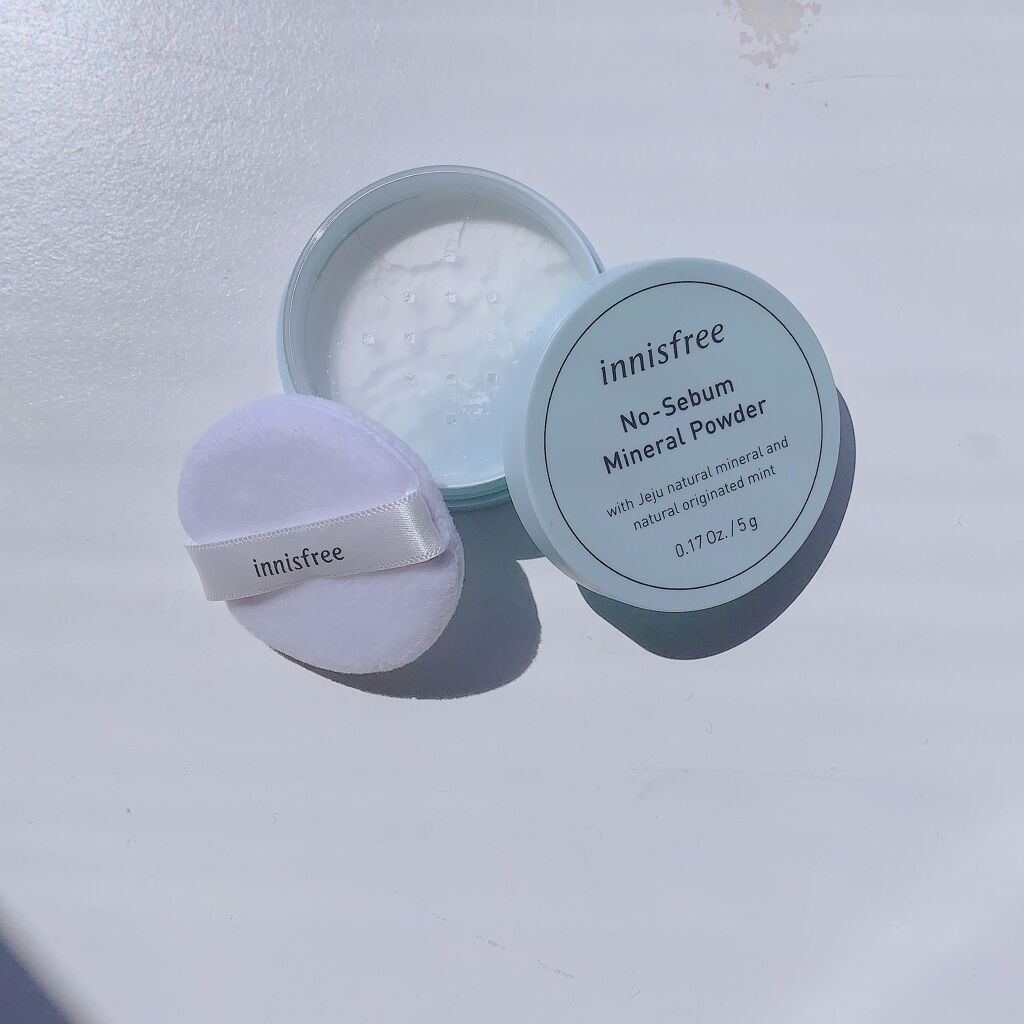 ノーセバム ミネラルパウダー/innisfree/ルースパウダーを使ったクチコミ（2枚目）