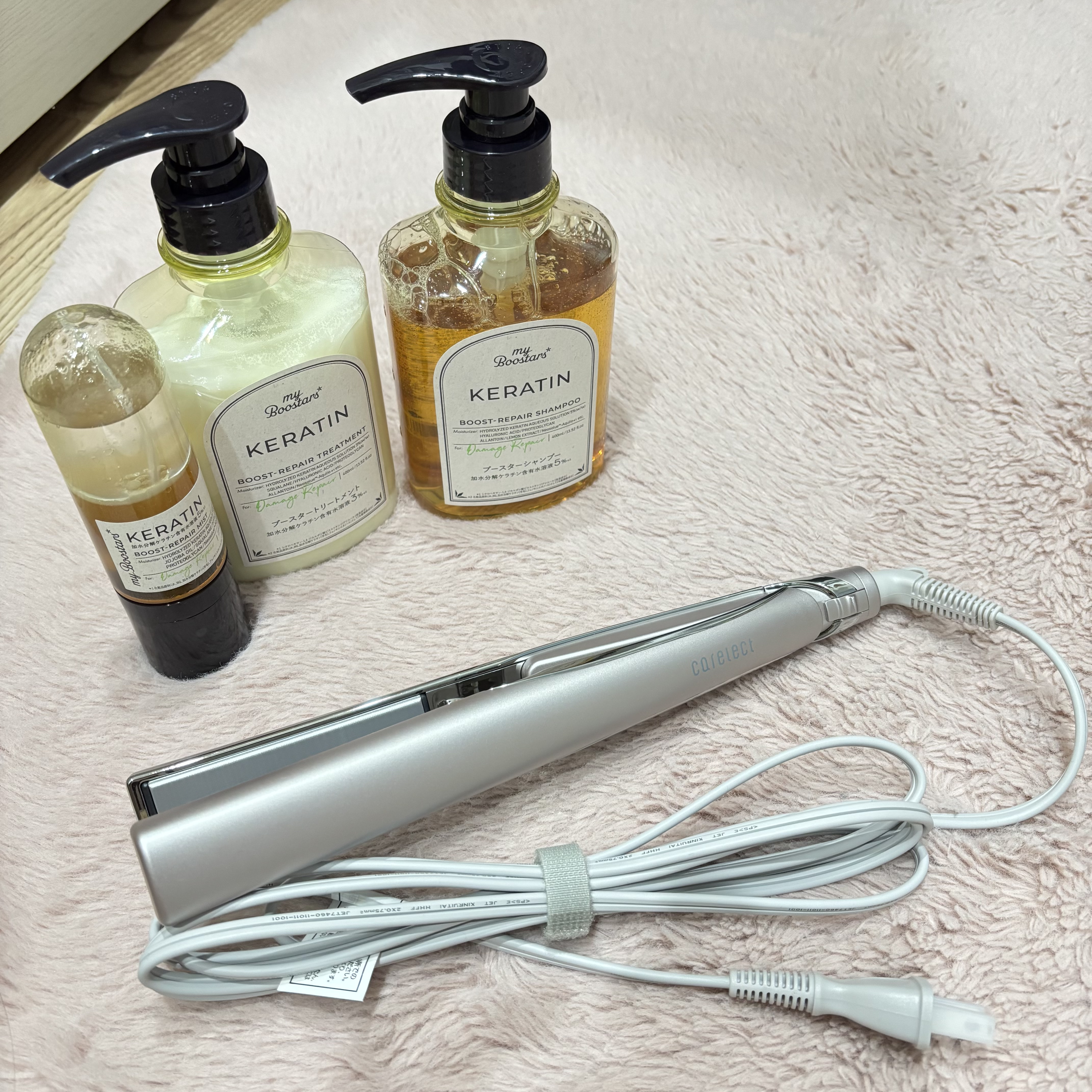 スムースケアアイロン/carelect/ストレートアイロンを使ったクチコミ（1枚目）