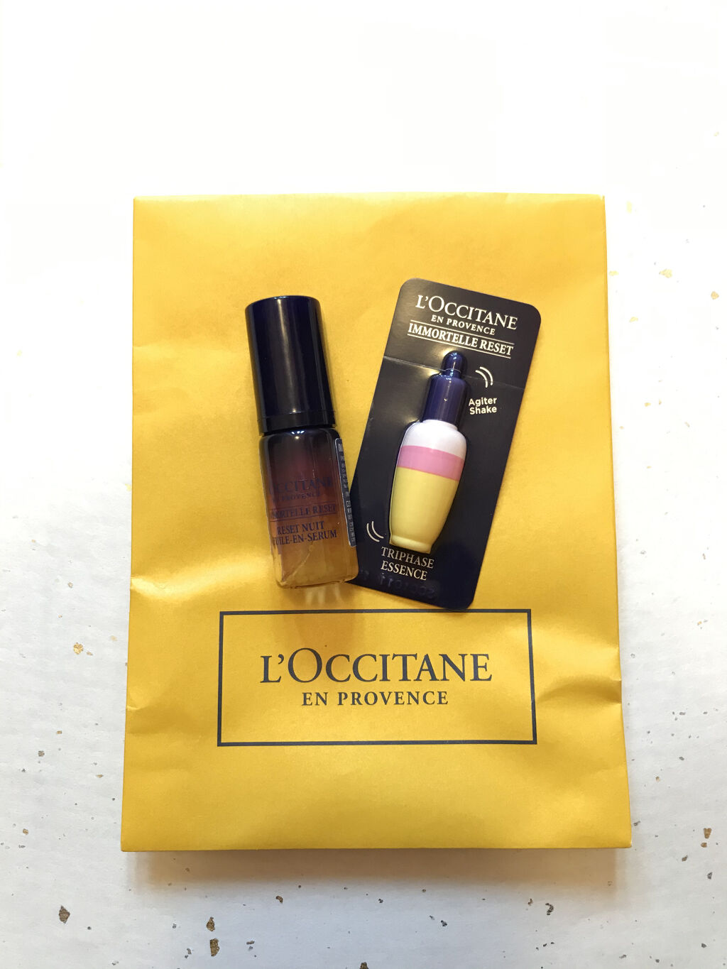 イモーテル オーバーナイトリセットセラム/L'OCCITANE/美容液を使ったクチコミ（1枚目）