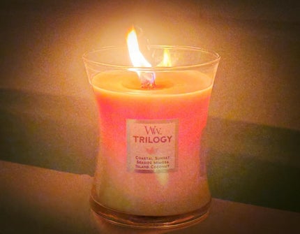 アロマキャンドル ウッドウィック WoodWick トリロジー ジャーM/WoodWick/アロマキャンドルを使ったクチコミ(1枚目)